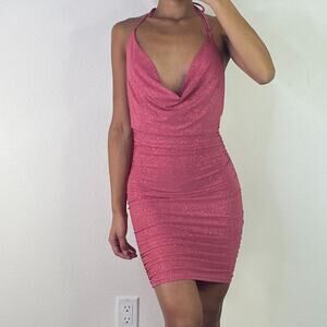 Pink Dress with Glitter